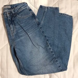 High waisted mom jeans